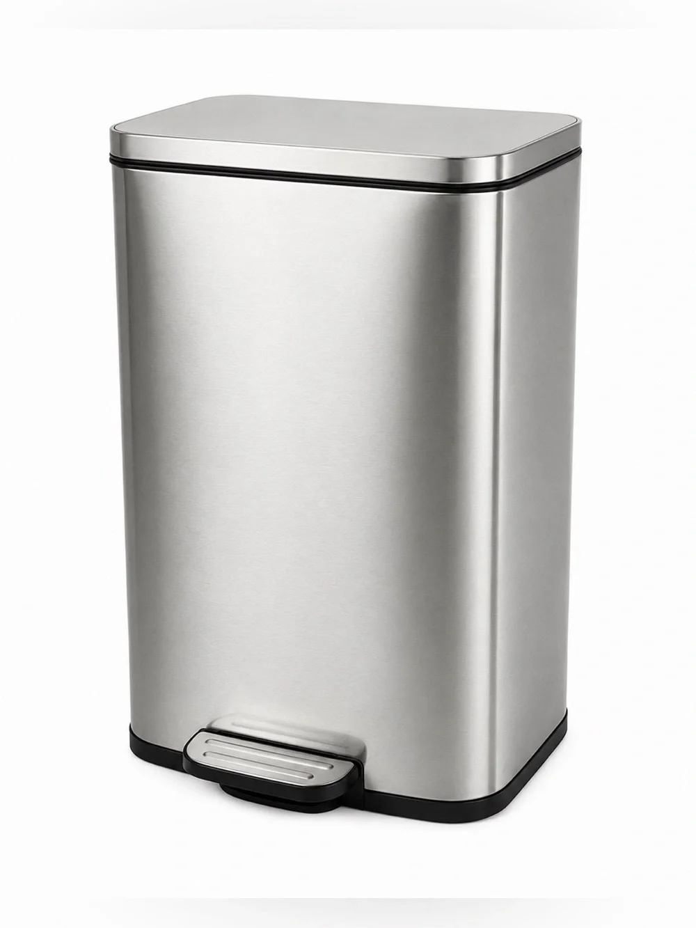 30L Stainless Steel Step Trash Can - Silver